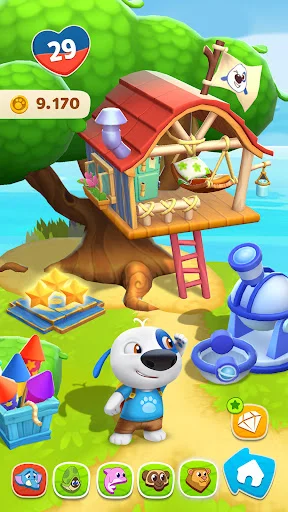 Download My Talking Hank: Islands Terbaru – Petualangan Seru - Screenshot 10