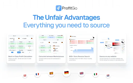 ProfitGo: Extension Chrome Terbaik untuk Arbitrase Amazon - Screenshot 2