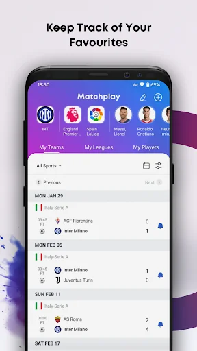 Download Matchplay: Skor Langsung & Statistik Sepak Bola Terakurat - Screenshot 7