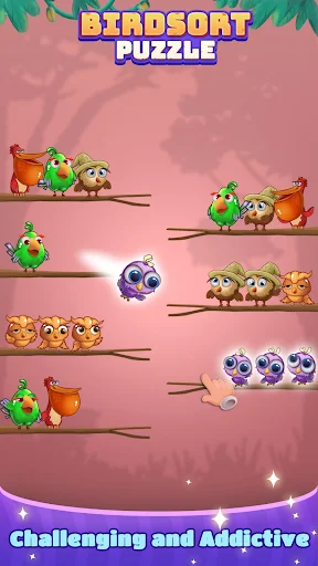 Download Bird Sort: Color Puzzle Master Terbaru – Game Asah Otak - Screenshot 10