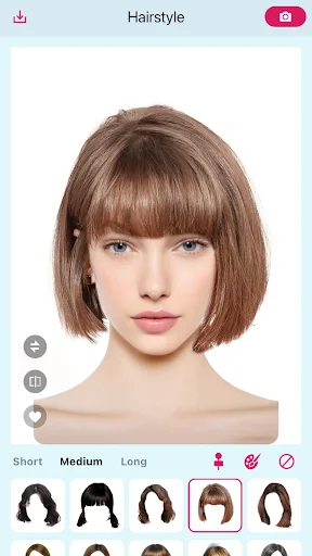 Hairstyle Try On – Ubah Gaya Rambut AI Terbaru Unduh Gratis - Screenshot 1