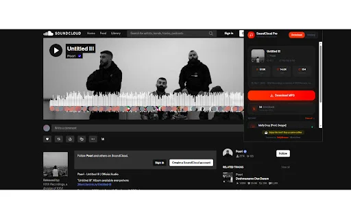 SoundCloud Enhanced Pro: Unduh Musik & Kelola Lagu Mudah - Screenshot 1