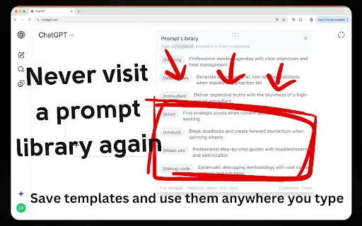PromptSloth: Optimalkan Prompt ChatGPT & Claude Anda – Gratis - Screenshot 2